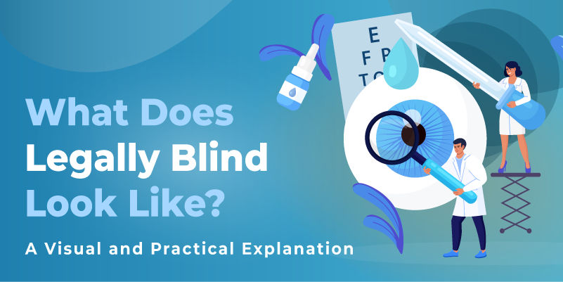 what does legally blind look like banner
